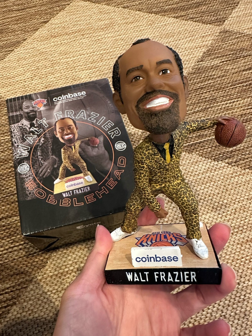 NEW IN BOX Walt Frazier New York Knicks bobblehead